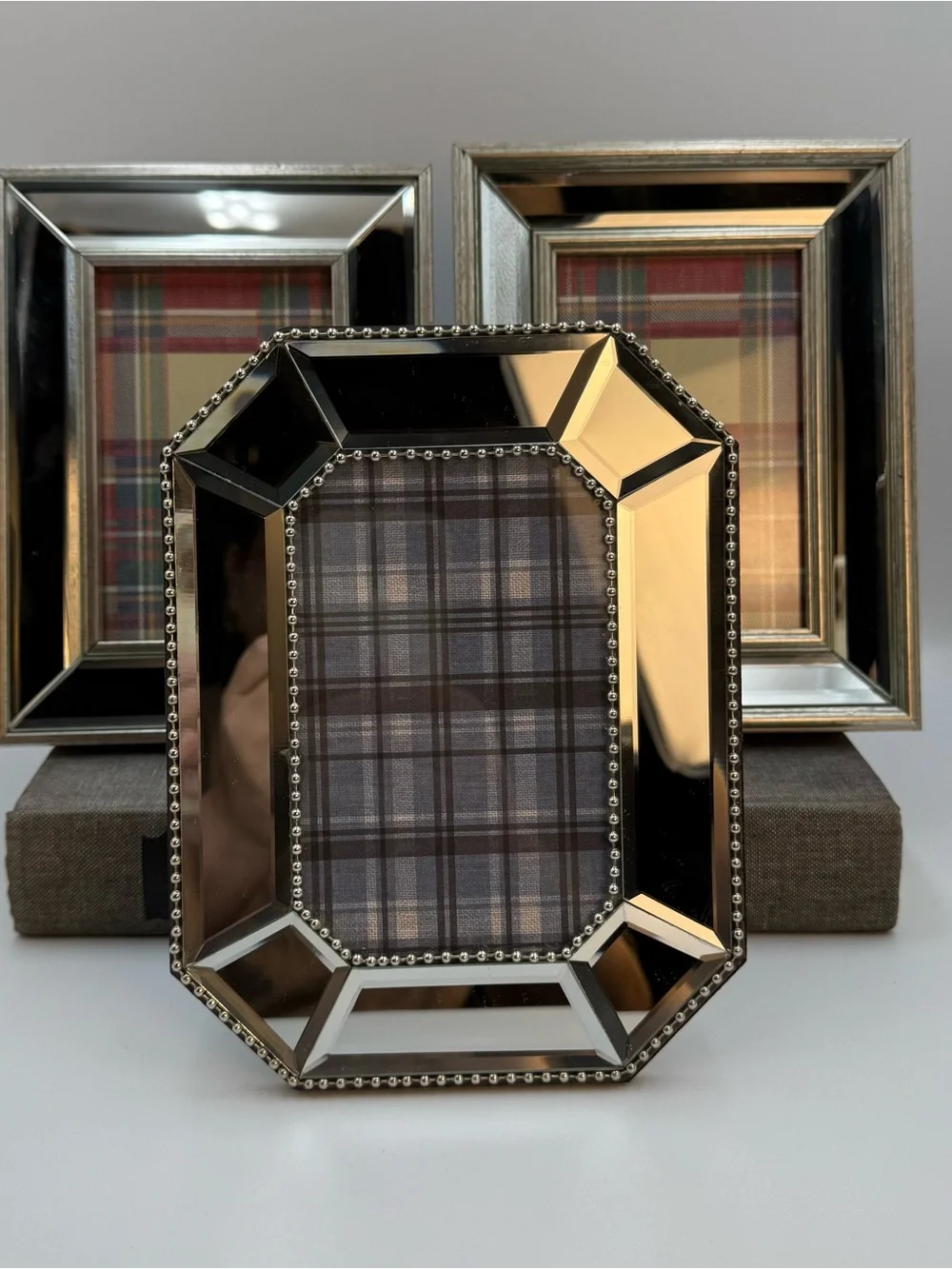 Lot of 3 Vintage Style Mirror Picture Frames